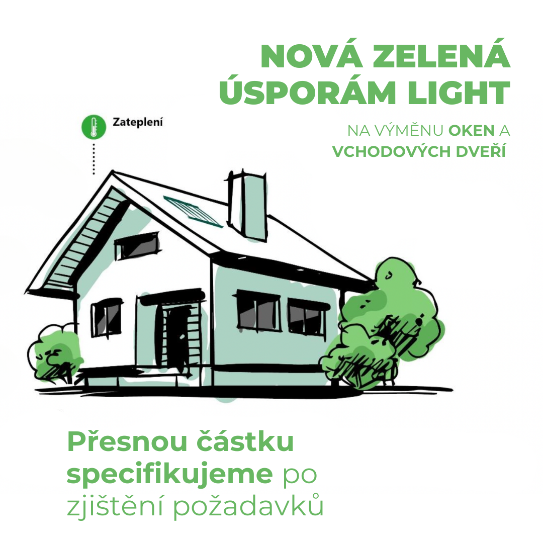 Grafika programu Nová zelená úsporám light