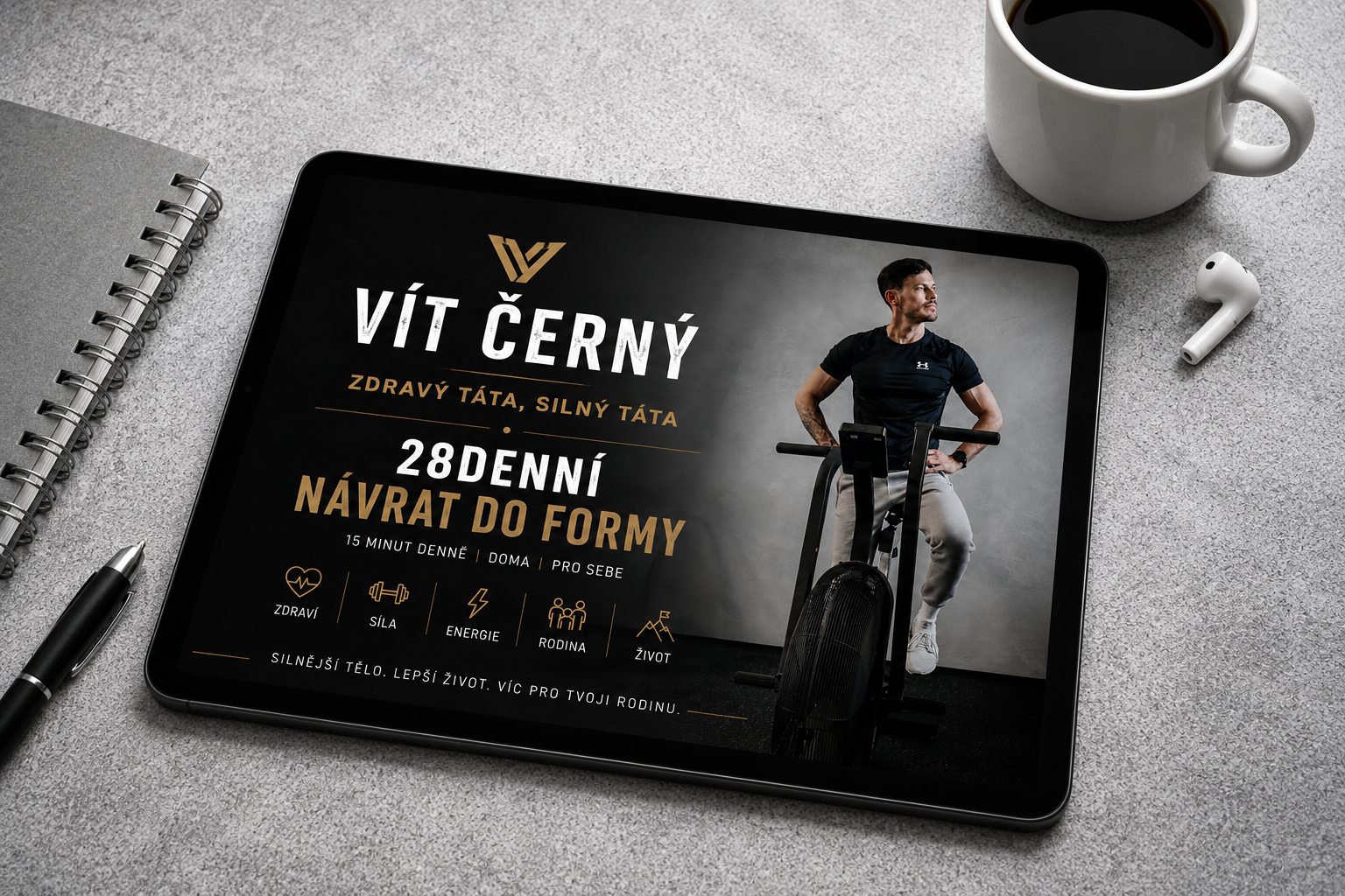 28denní návrat do formy — bezplatný tréninkový plán Vítka Černého