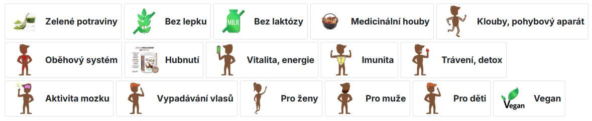 Vyberte si produkty, které právě potřebujete.